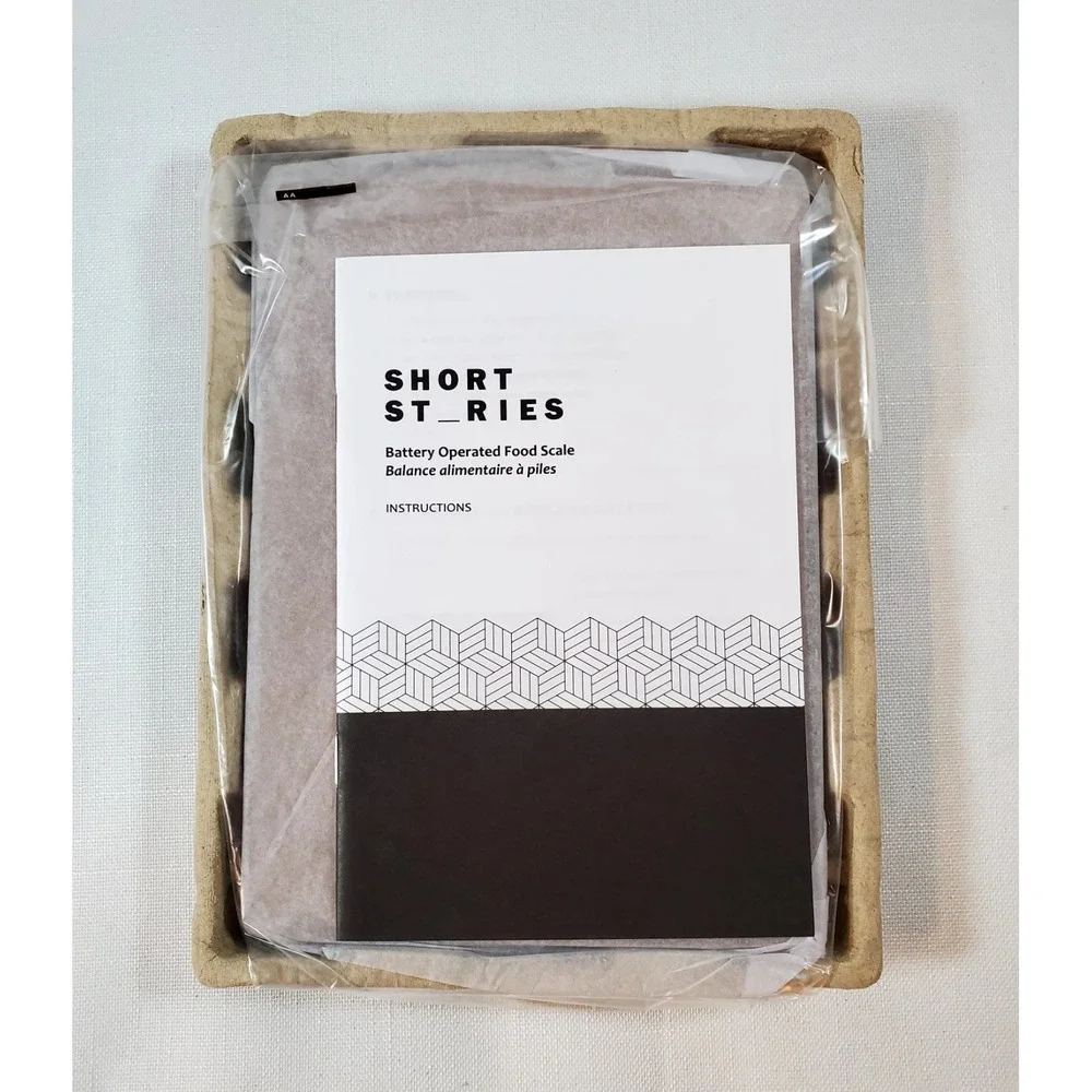 New ● Short Stories Digital Food‎ Scale ● Rose Gold ● Battery Operated